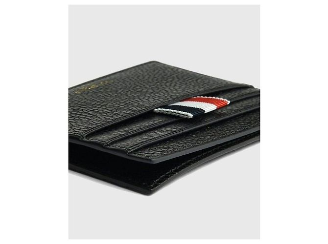 Thom Browne Three Stripe Card Holder Black - view 4
