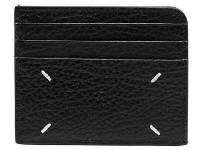 Maison Martin Margiela Tarjetero Stitch Negro - vista 2