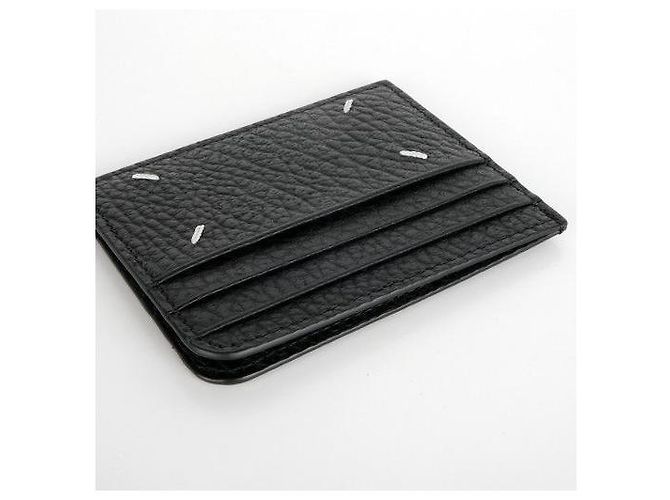 Maison Martin Margiela Tarjetero Stitch Negro - vista 4
