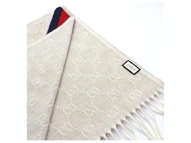 Gucci GG Web Wollschal Braun - Ansicht 8