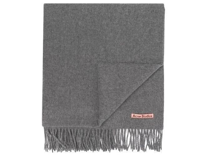 Bufanda Acne Studios Gris Melange Castaño - vista 2