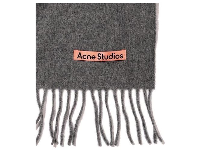 Bufanda Acne Studios Gris Melange Castaño - vista 4