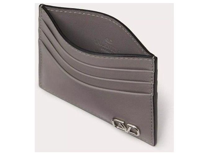 Valentino Portacarte con logo grigio LMV Marrone - vista 5