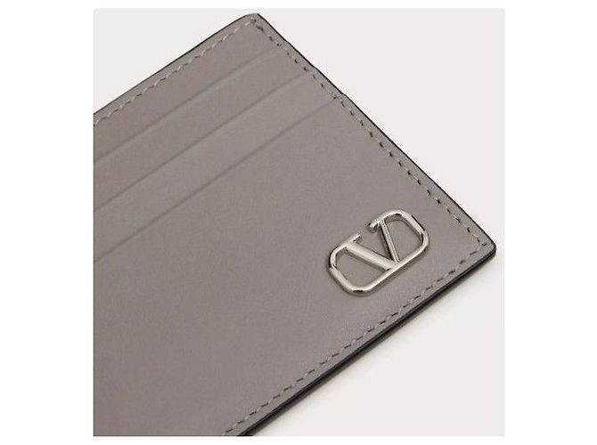 Valentino Portacarte con logo grigio LMV Marrone - vista 6
