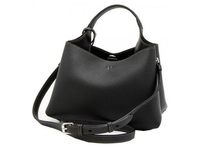 Tod's Borsa Micro Tote in Metallo Senza Tempo Nera Nero - vista 3