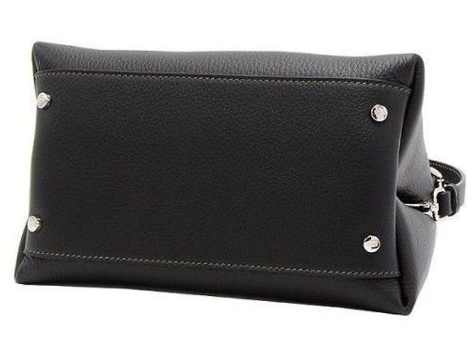 Tod's Borsa Micro Tote in Metallo Senza Tempo Nera Nero - vista 5