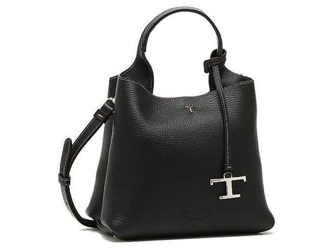 Tod's Zeitlose Mini-Tote-Tasche Schwarz - Ansicht 4