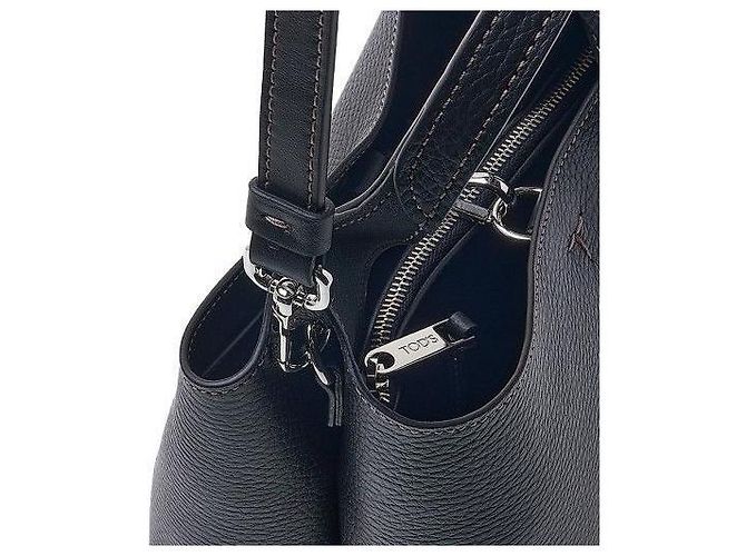 Tod's Zeitlose Mini-Tote-Tasche Schwarz - Ansicht 9