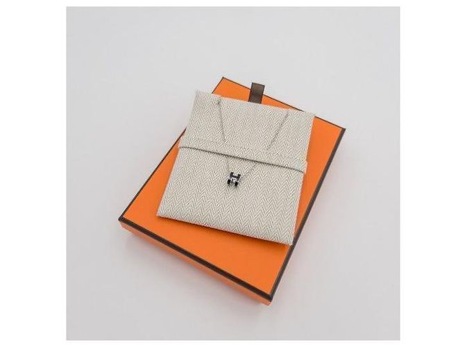Hermès Collares Mini Pop Hach Paladio Negro Plata - vista 8