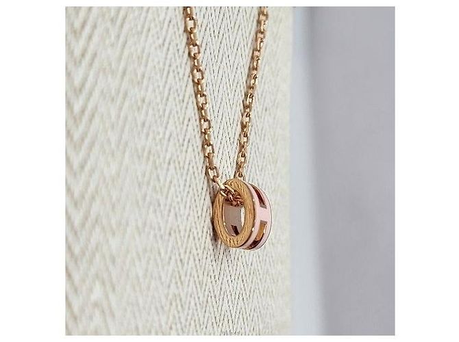 Hermès Collana Mini Pop Hach Oro Rosa Dragée Rosa - vista 6