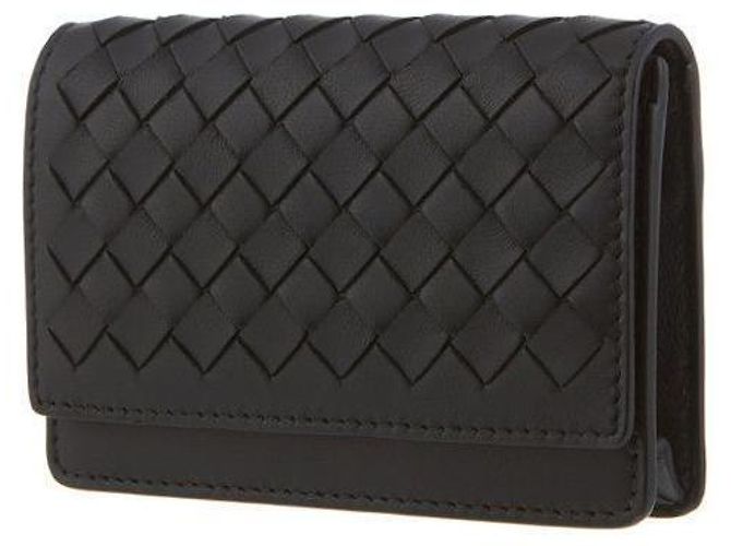 Bottega Veneta Tarjetero Intrecciato Negro - vista 2