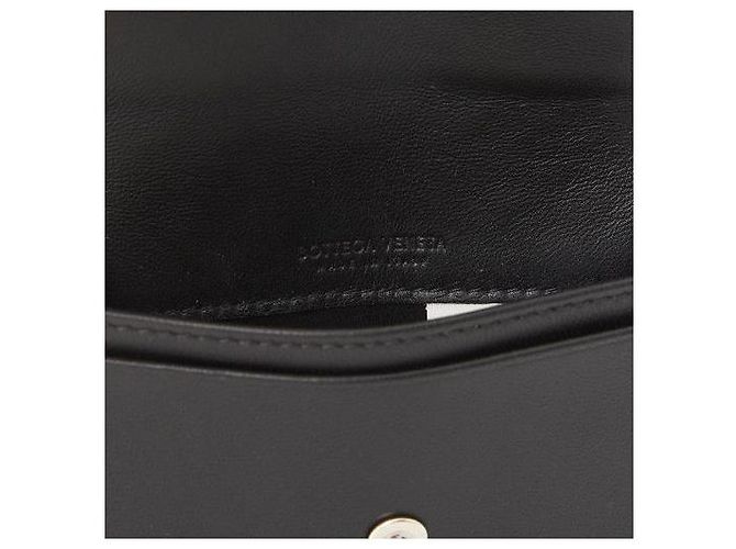 Bottega Veneta Tarjetero Intrecciato Negro - vista 9
