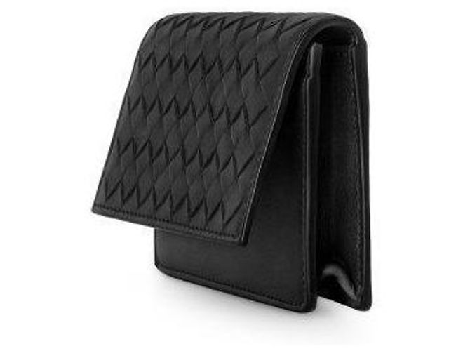 Bottega Veneta Flap Black Cardholder - view 4