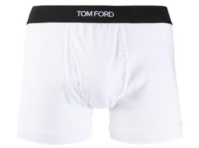 Tom Ford Logo Briefs Underwear for Men White - view 2