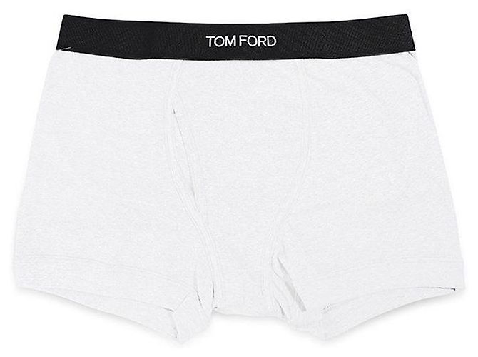 Tom Ford Logo Briefs Underwear for Men White - view 4