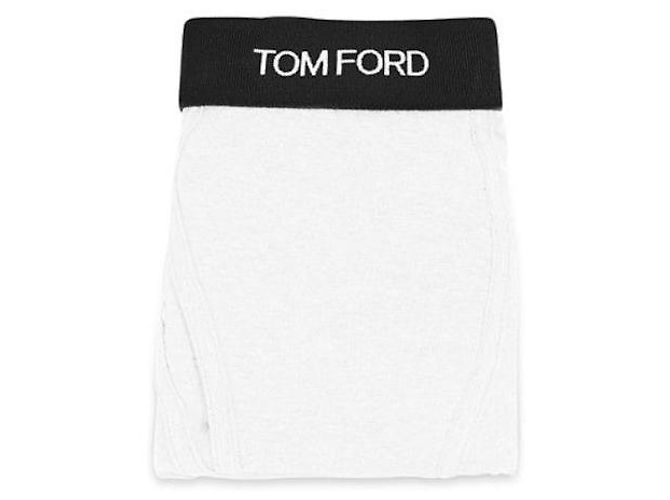 Tom Ford Logo Briefs Underwear for Men White - view 5