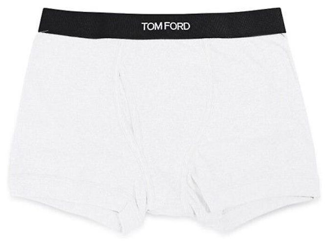 Tom Ford Logo Briefs Underwear for Men White - view 6