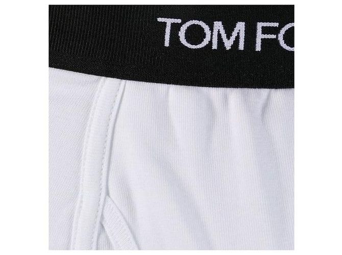 Tom Ford Logo Briefs Underwear for Men White - view 7