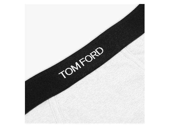 Tom Ford Logo Briefs Underwear for Men White - view 8