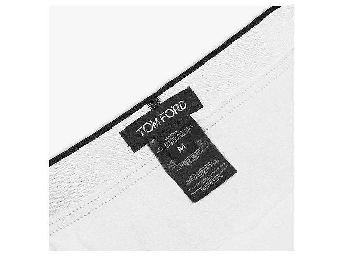 Tom Ford Logo Briefs Underwear for Men White - view 9