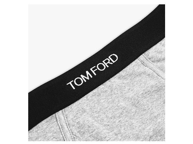 Tom Ford Cassetti con logo Biancheria intima per uomini Slip grigi Marrone - vista 5