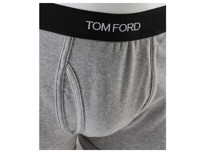Tom Ford Cassetti con logo Biancheria intima per uomini Slip grigi Marrone - vista 8