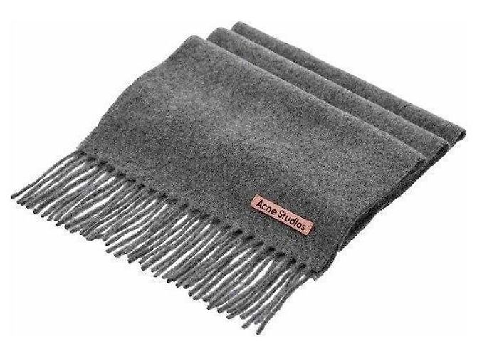 Acne Fransen-Wollschlauchschal Braun - Ansicht 3