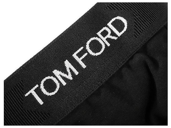 Tom Ford Logo Slips Herrenunterwäsche Schwarz - Ansicht 5