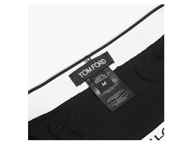 Tom Ford Logo Slips Herrenunterwäsche Schwarz - Ansicht 7