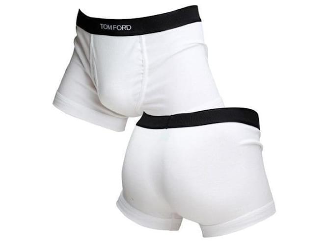 Tom Ford Set di mutande da uomo con logo elastico, nero e bianco - vista 5