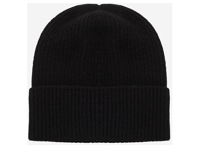 Moncler Berretto in cashmere nero - vista 3