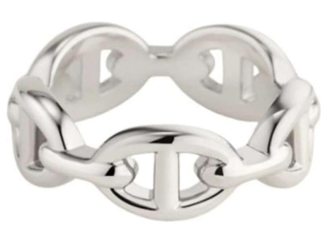 Ring Hermès Piccolo Anello Chandal in Argento Sterling - vista 2