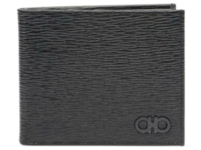 Salvatore Ferragamo Double Gancini Wallet NERO Black - view 2