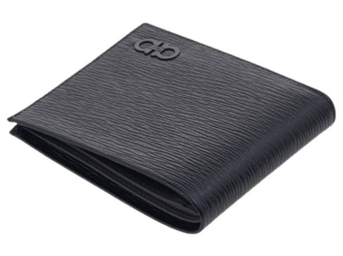 Salvatore Ferragamo Double Gancini Wallet NERO Black - view 8