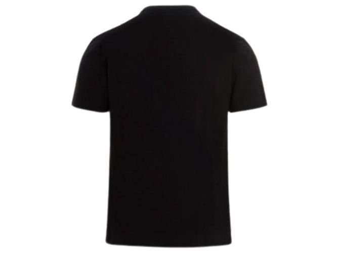 Comme Des Garcons AX Red Patch Kurzarm-T-Shirt Schwarz - Ansicht 5