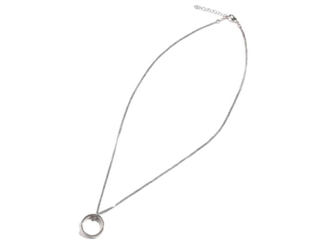 Maison Martin Margiela Collana in argento con logo numero Margiela - vista 4