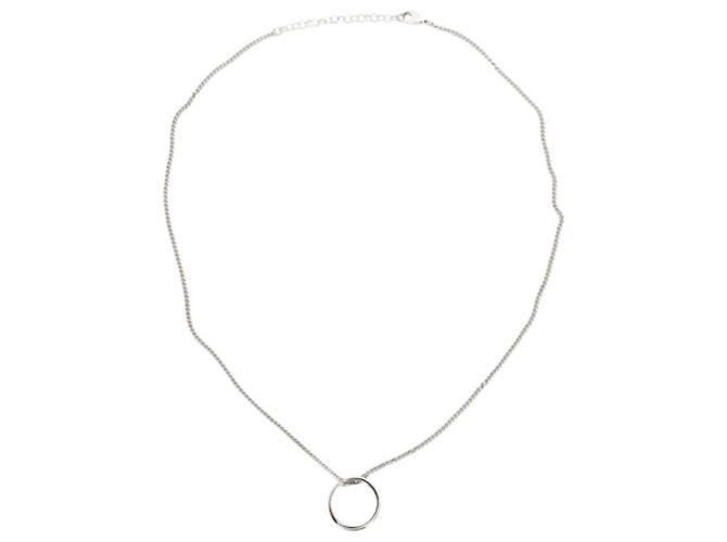 Maison Martin Margiela Collana in argento con logo numero Margiela - vista 6