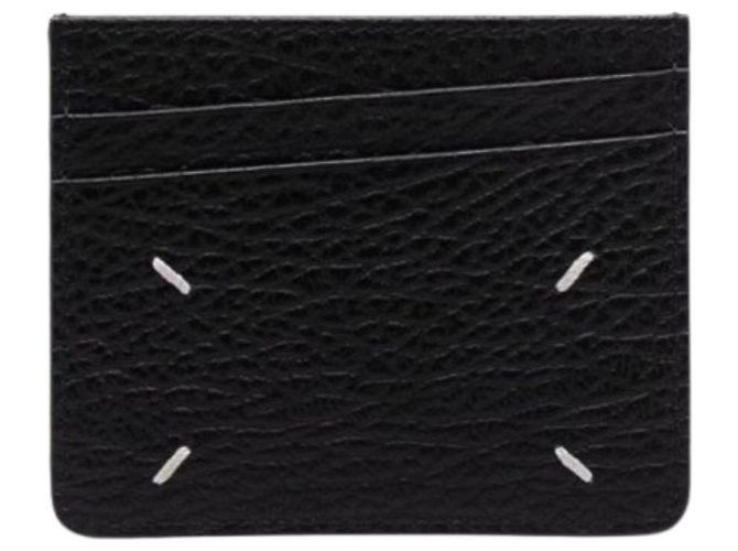 Maison Martin Margiela Tarjetero Stitch Negro - vista 2