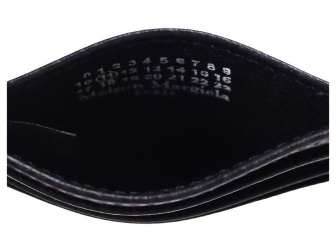 Maison Martin Margiela Tarjetero Stitch Negro - vista 4