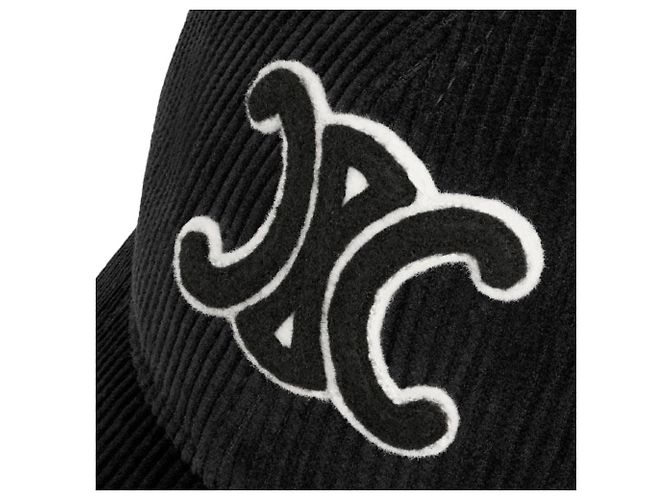Céline Cappellino Triomphe in velluto a coste nero - vista 5