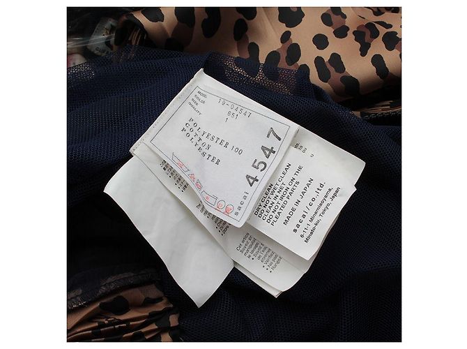 Sacai Vestido de estampado de leopardo - vista 4