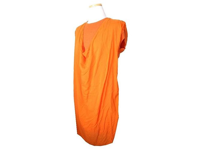 Lanvin Oranges ärmelloses Kleid und Oberteil - Ansicht 2