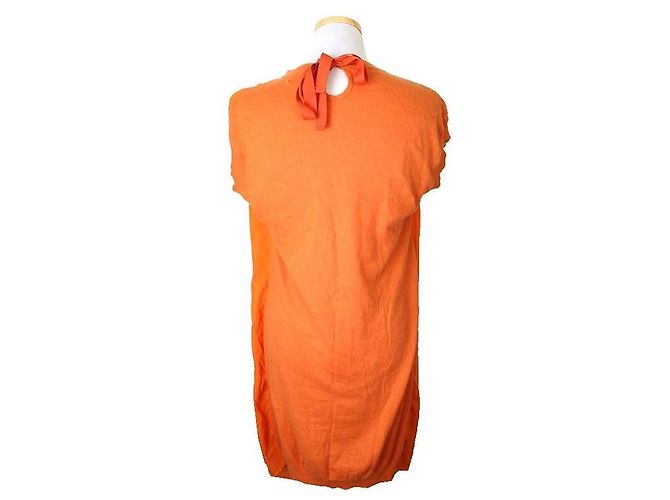 Lanvin Oranges ärmelloses Kleid und Oberteil - Ansicht 3