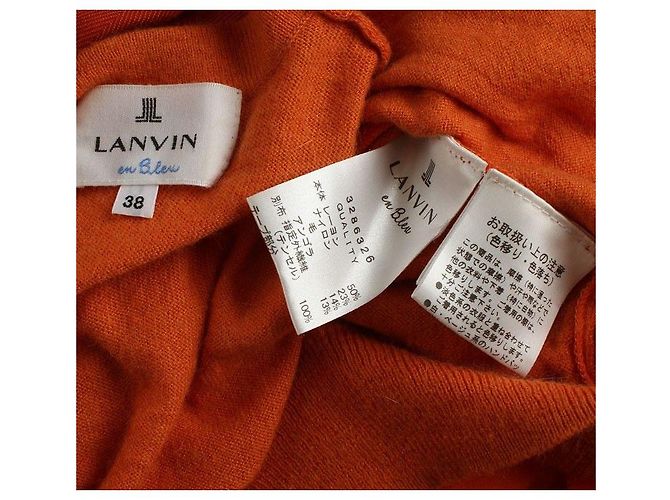Lanvin Oranges ärmelloses Kleid und Oberteil - Ansicht 4