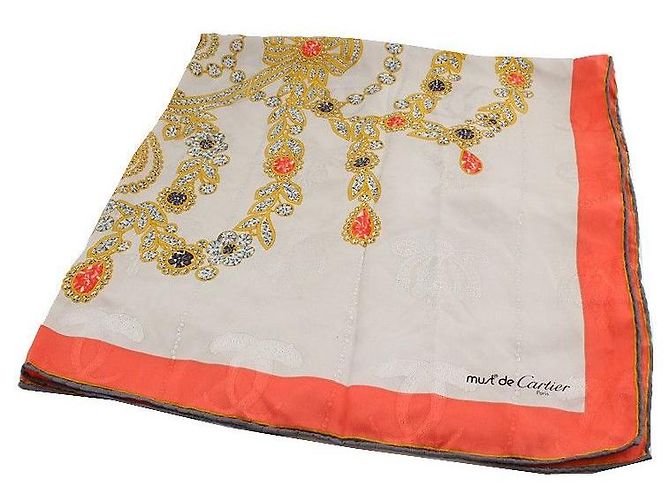 Cartier Foulard in seta Carre Multi-Jewelry Multicolore - vista 3