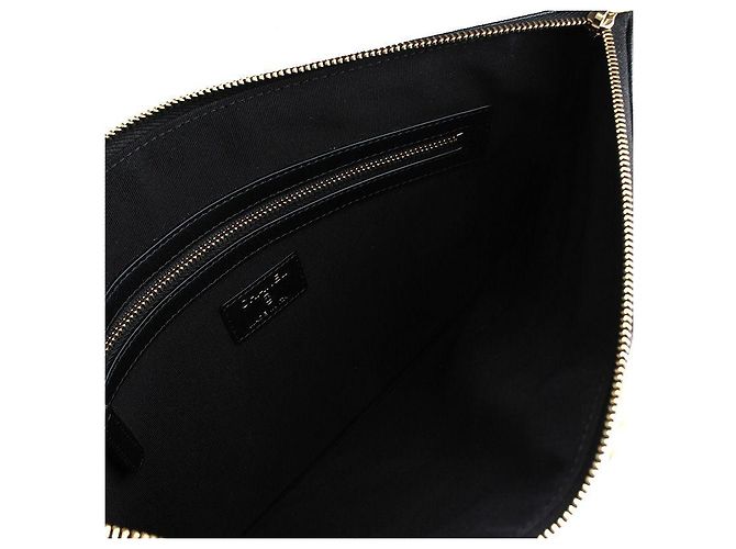 Chanel Clutch Medio Caviar Nero Oro Boy - vista 4