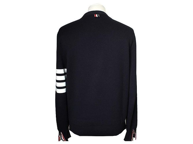 Thom Browne Baumwollcardigan für Herren Schwarz - Ansicht 3