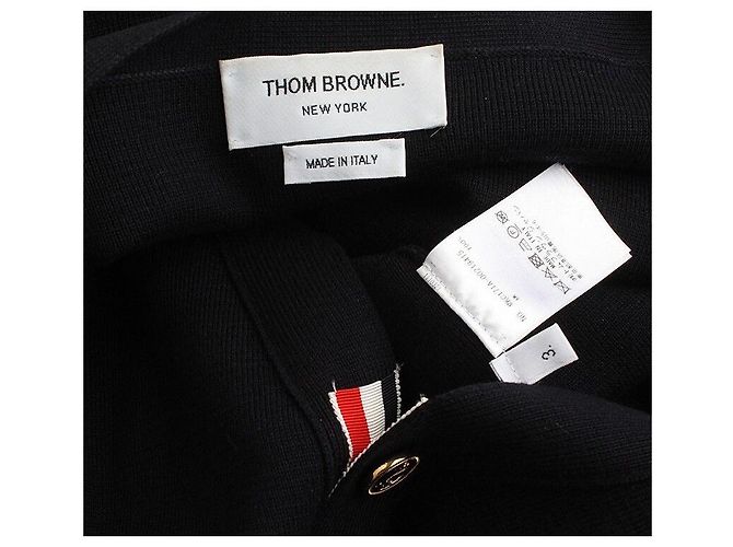 Thom Browne Baumwollcardigan für Herren Schwarz - Ansicht 4