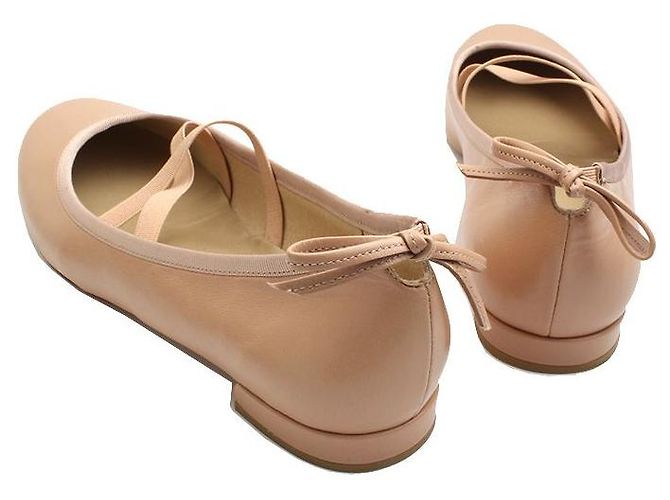 Scarpe flat beige Stuart Weitzman Marrone - vista 4