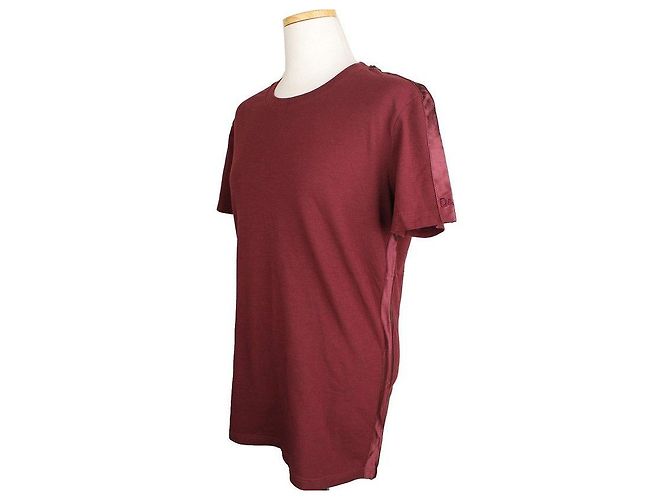 Dolce & Gabbana Camiseta de satén burdeos Roja - vista 2